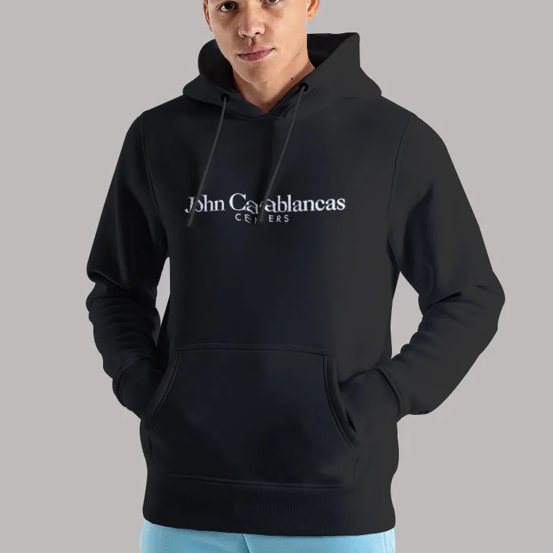 Unisex Hoodie Black Vintage 90's John Casablancas Centers T Shirt, Sweatshirt And Hoodie