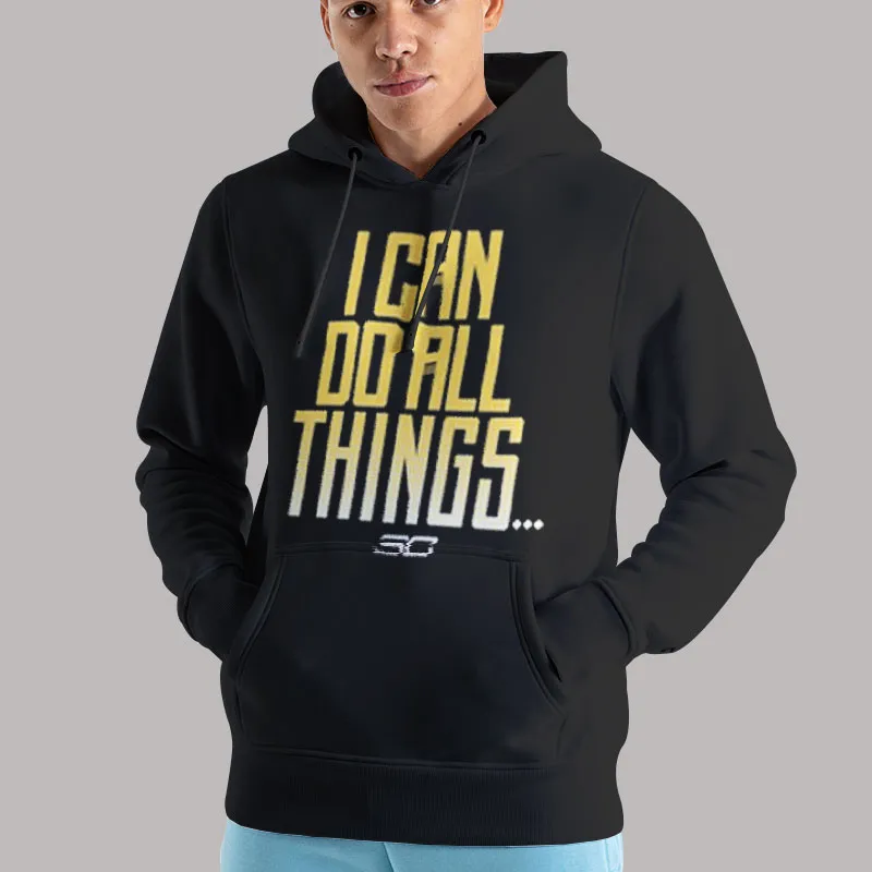 Unisex Hoodie Black Warriors Stephen Curry I Can Do All Things Shirt