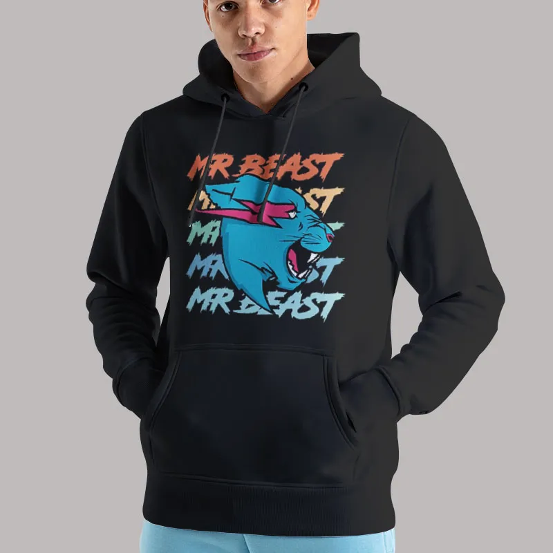 Unisex Hoodie Black YouTube Game Merch Mr Beast Sweatshirt