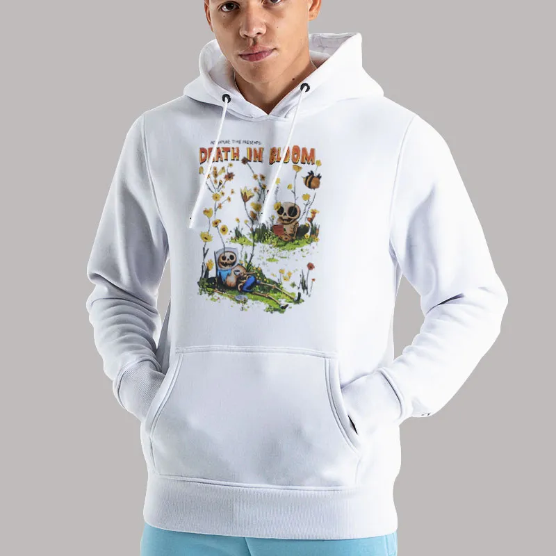 Unisex Hoodie White Death In Bloom Adventure Time T Shirt, Sweatshirt And Hoodie