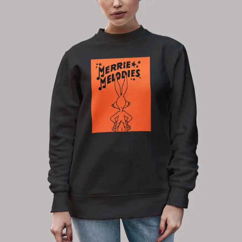 Unisex Sweatshirt Black Bugs Merrie Melodies T Shirt, Sweatshirt And Hoodie