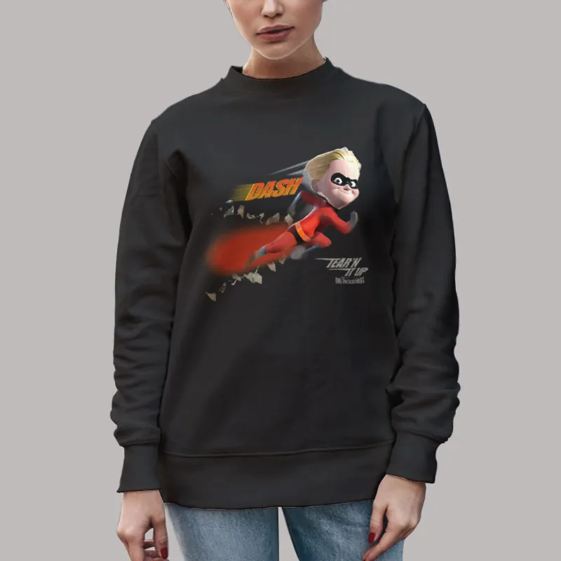 Unisex Sweatshirt Black Dash Tear'n It Up The Incredibles T Shirt, Sweatshirt And Hoodie