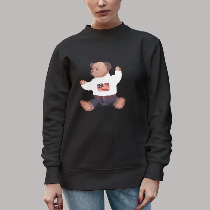 Unisex Sweatshirt Black Dropout Bear Kanye Graduation Hoodie