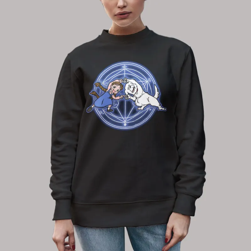 Unisex Sweatshirt Black Fusion Fullmetal Alchemist Nina Tucker And Her Dog T Shirt, Sweatshirt And Hoodie