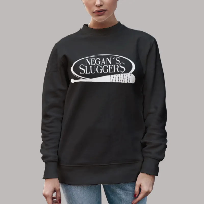 Unisex Sweatshirt Black Loot Crate the Walking Dead Negan Sluggers T Shirt