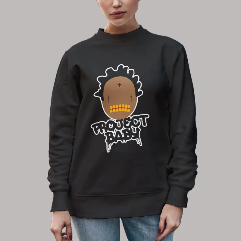 Unisex Sweatshirt Black Rugrats Kodak Black Project Baby Shirt