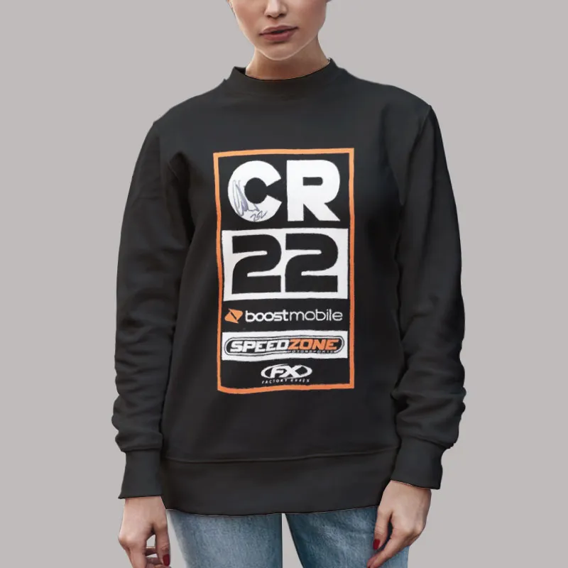 Unisex Sweatshirt Black Supercross Speed Zona Chad Reed Shirt