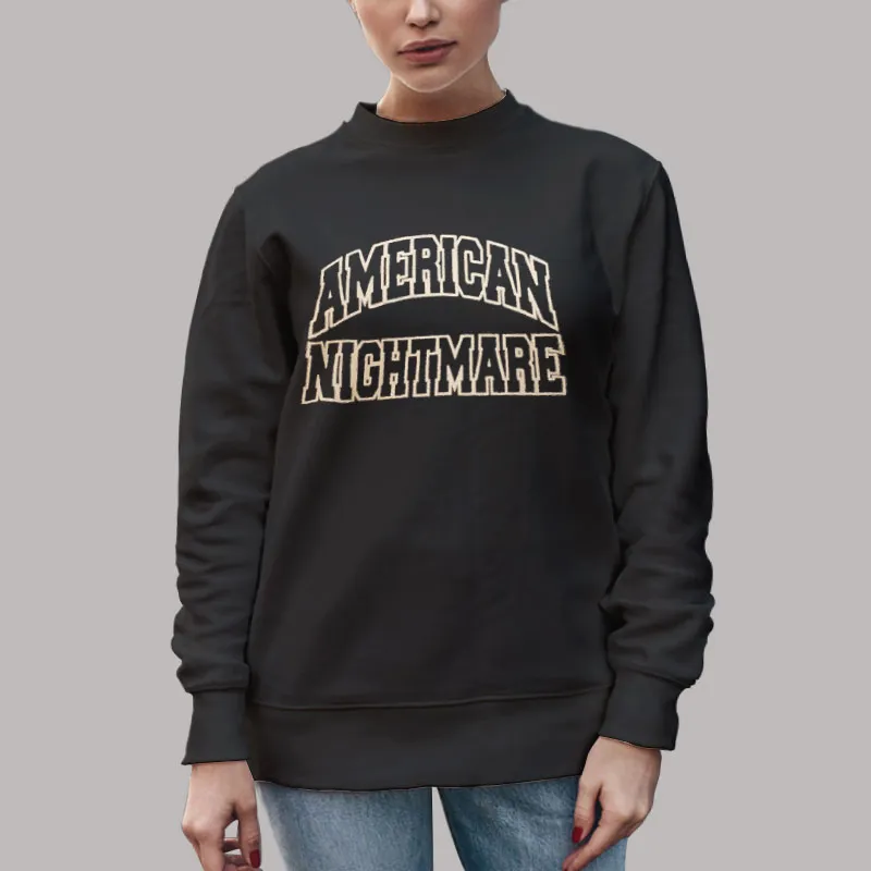 Unisex Sweatshirt Black The American Nightmare Hoodie