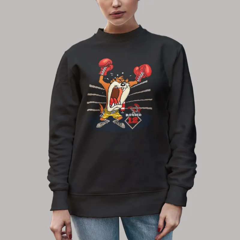Unisex Sweatshirt Black Vintage 90s Nutmeg Cleveland Indians Taz Looney Tunes Mlb Big Logo T Shirt, Sweatshirt And Hoodie