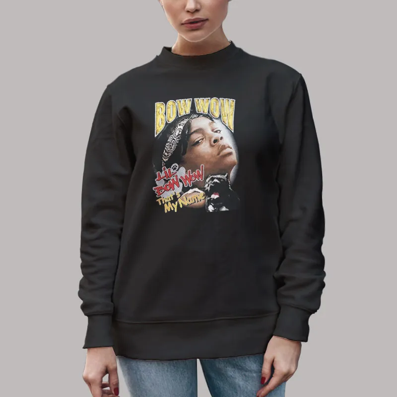 Unisex Sweatshirt Black Vintage Rap Lil Bow Wow Thats My Name T Shirt, Sweatshirt And Hoodie