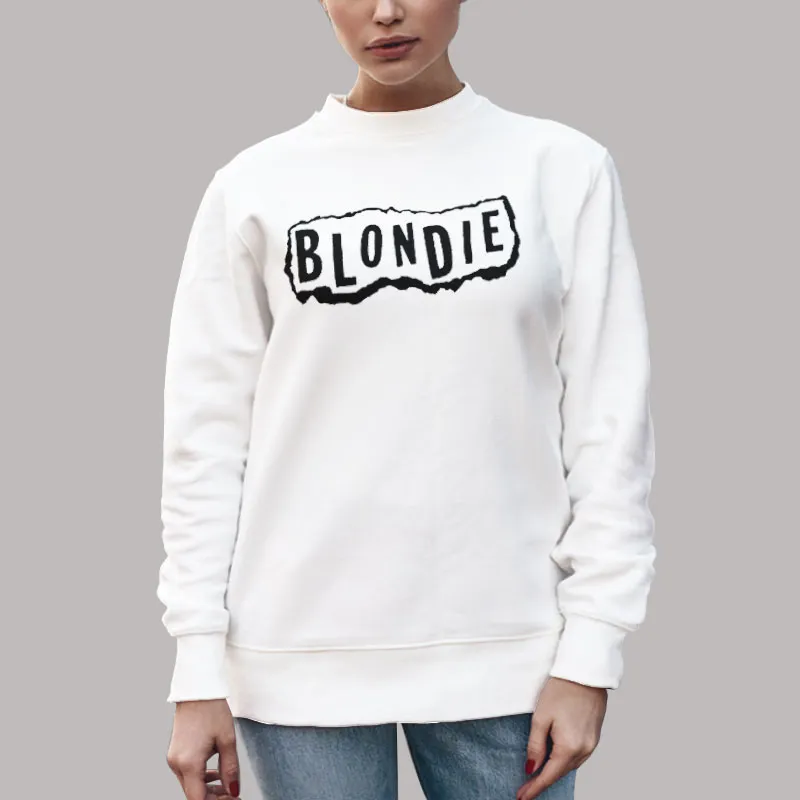 Unisex Sweatshirt White Blondie Letter T Shirt, Sweatshirt And Hoodie