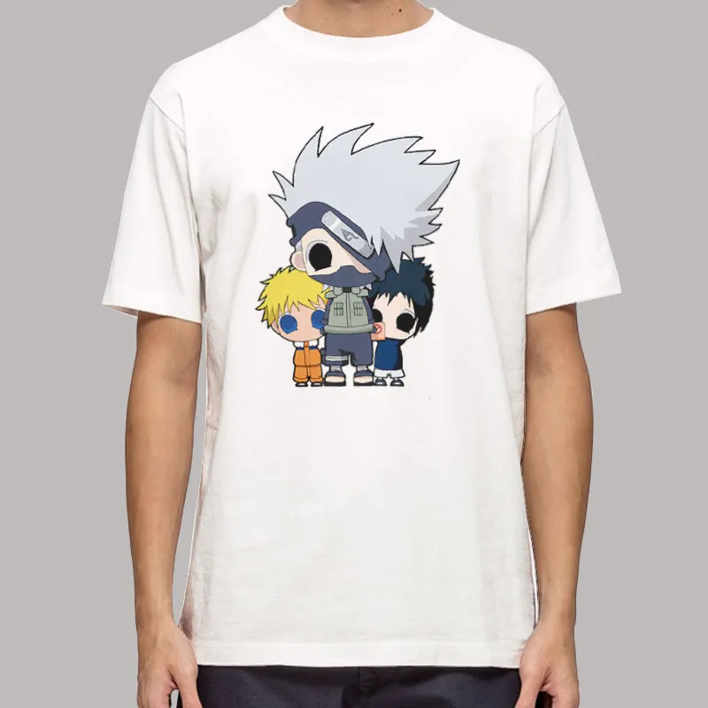 Vintage Anime Naruto Shippuden Chibi Naruto Sasuke Kakashi T Shirt, Sweatshirt And Hoodie
