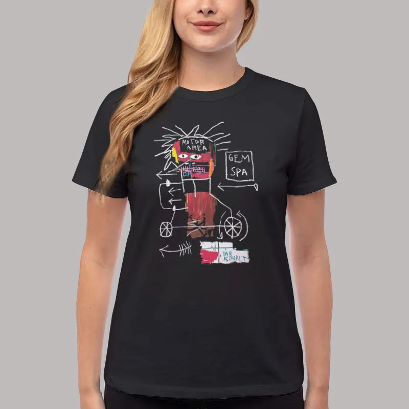 Women T Shirt Black Basquiat Gem Spa T Shirt, Sweatshirt And Hoodie
