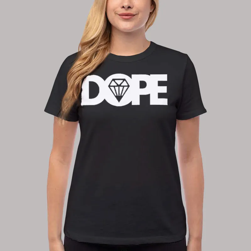 Women T Shirt Black Dope Diamond Embellished Letters T Shirt, Sweatshirt And Hoodie