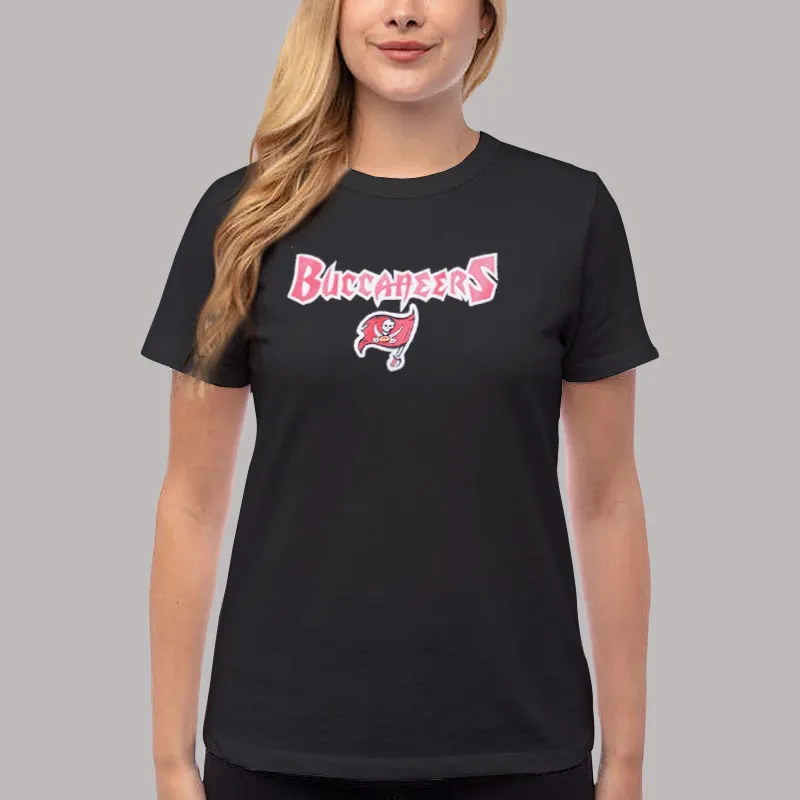 Women T Shirt Black Retro Vintage Buccaneers Sweatshirt
