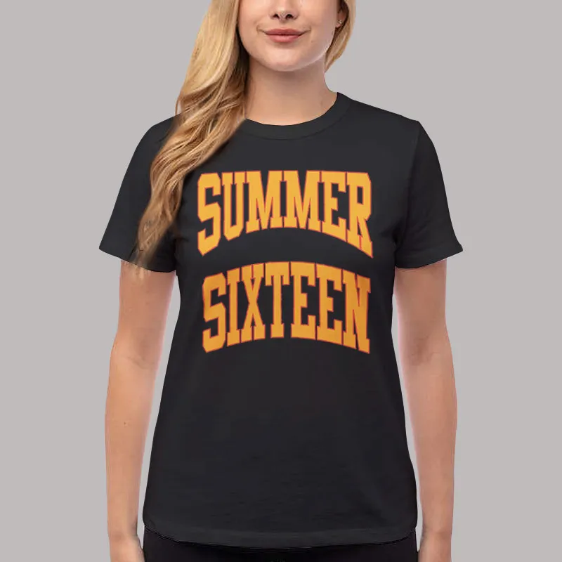 Women T Shirt Black Tour Revenge Drake Summer Sixteen Shirt