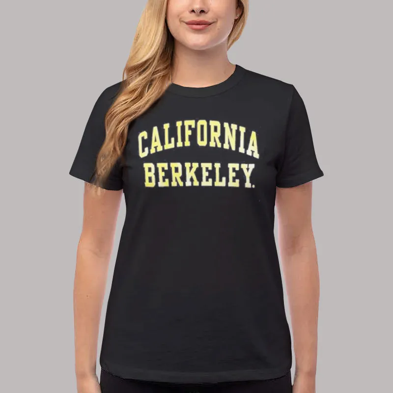 Women T Shirt Black Vintage 90s Uc Berkeley Sweatshirt