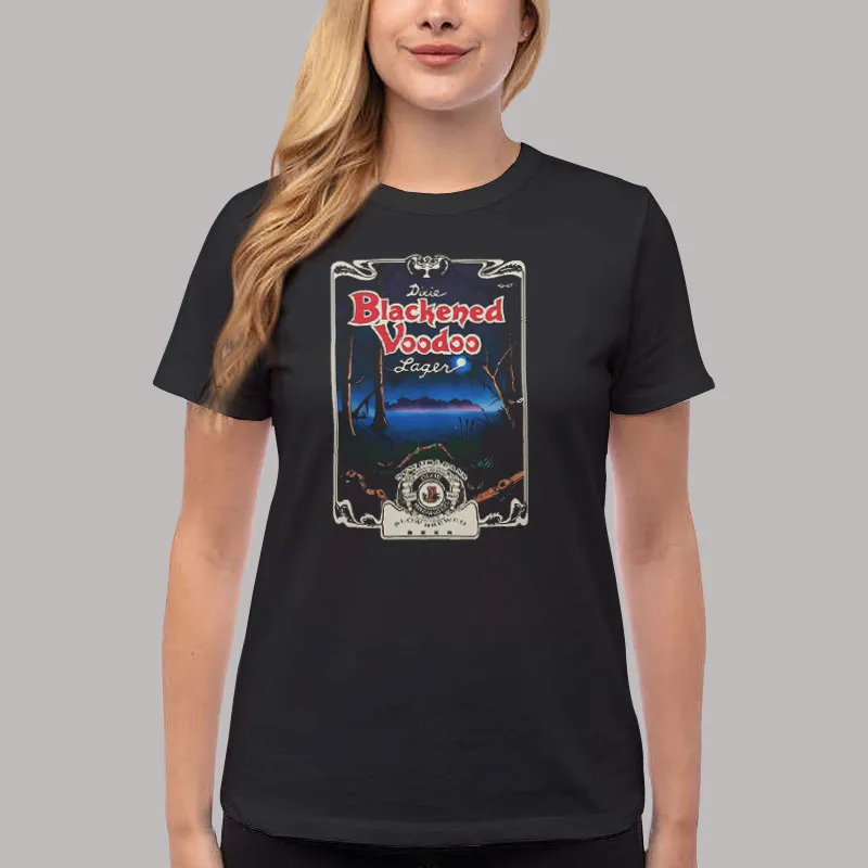 Women T Shirt Black Vintage Dixie Beer Blackened Voodoo Lager T Shirt, Sweatshirt And Hoodie