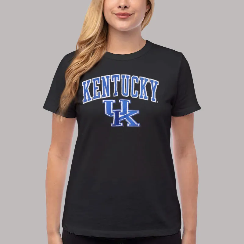 Women T Shirt Black Vintage University of Kentucky Sweatshirt