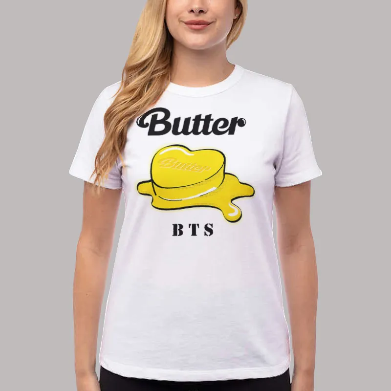 Women T Shirt White Bts Butter Bangtan Boys Butter Member T Shirt, Sweatshirt And Hoodie
