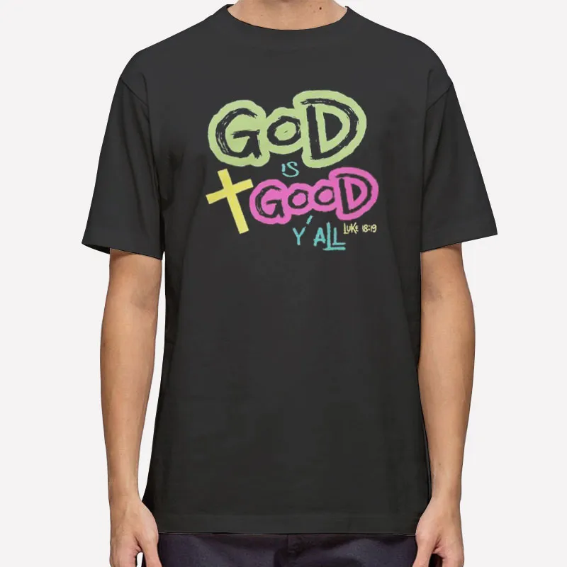 Emoji Pray God Is Good Yall Shirt