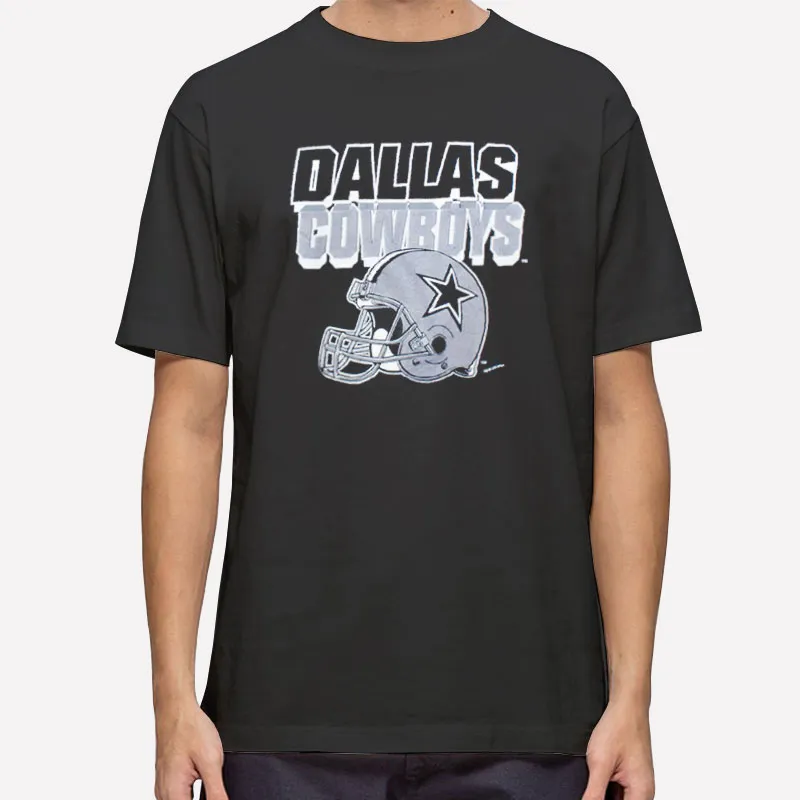 Mens T Shirt Black Jaclyn Crew Dallas Cowboys Crewneck Sweatshirt