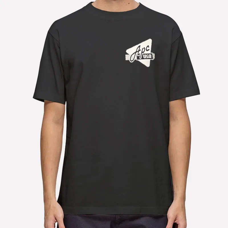 Mens T Shirt Black Vintage Made In Usa Logo Apc Sweatshirt