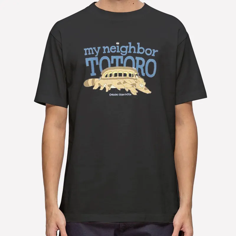 Mens T Shirt Black Vintage My Neighbor Totoro Sweatshirt