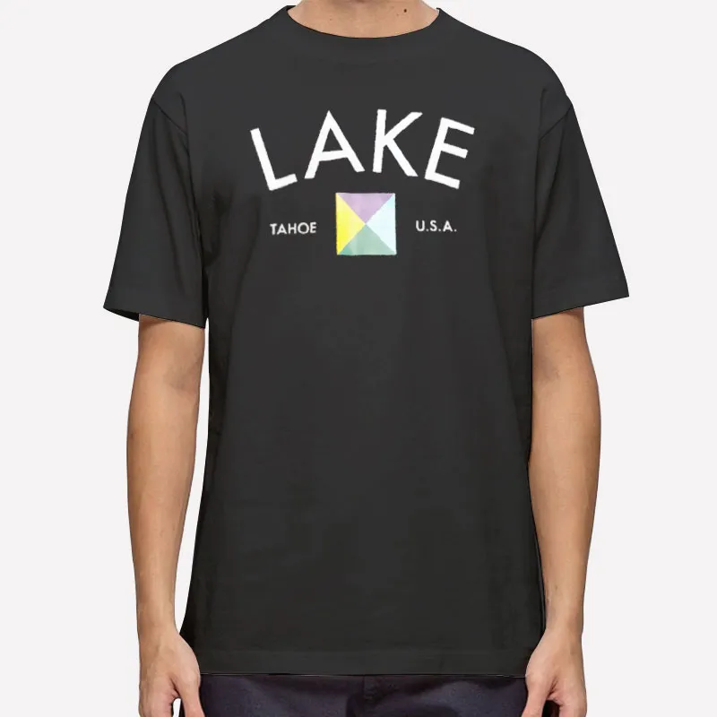 Mens T Shirt Black Vintage Usa Lake Tahoe Sweatshirt
