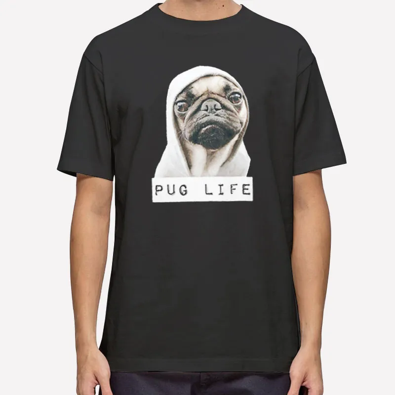 Puppy Dog Thug Life Gangster Pug Shirt