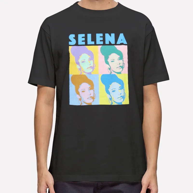 The Pop Art Colorful Vintage Selena Quintanilla Shirt