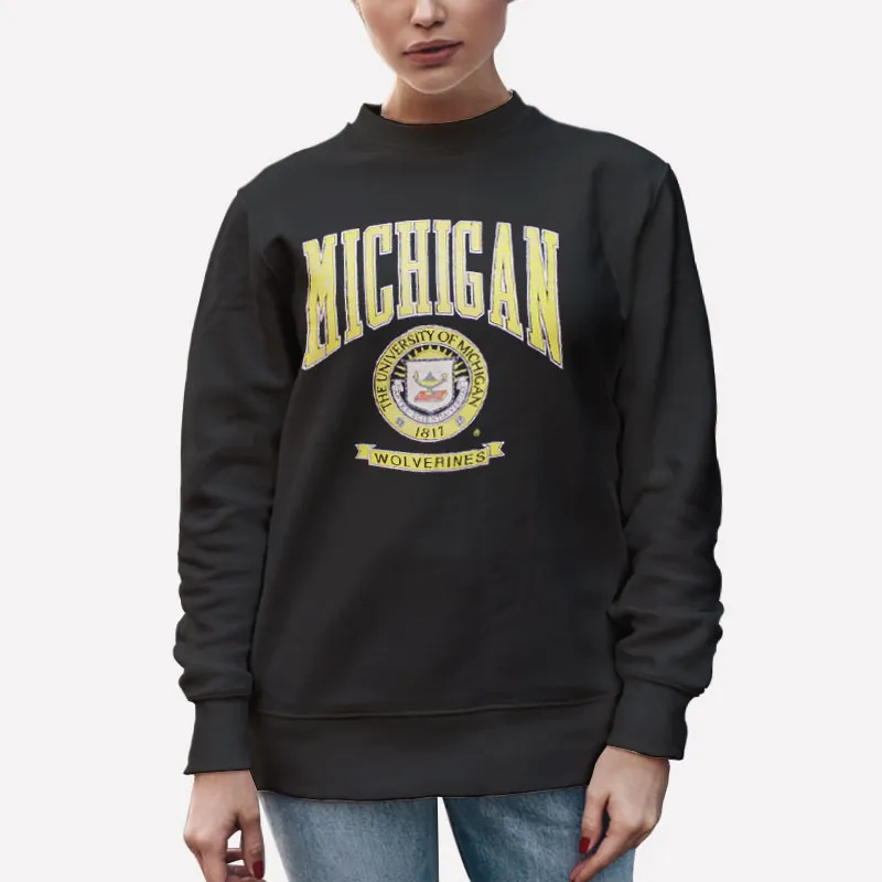 The Wolverines Vintage University Of Michigan Sweatshirt