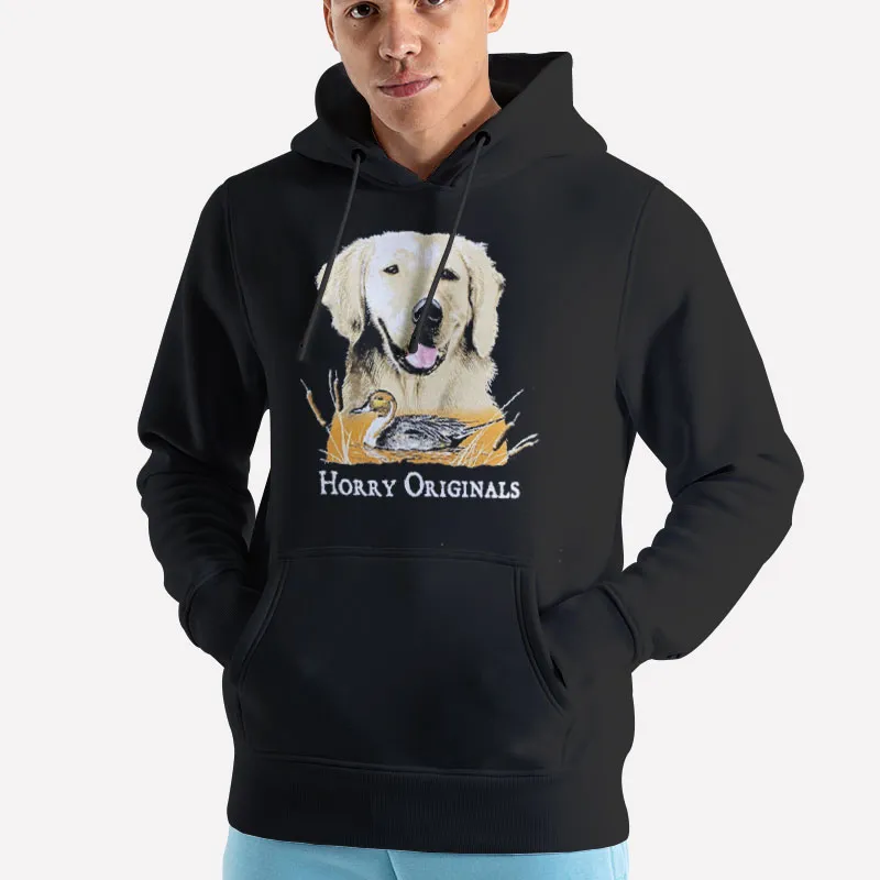 Unisex Hoodie Black Dog Animal Golden Retriever Sweatshirt
