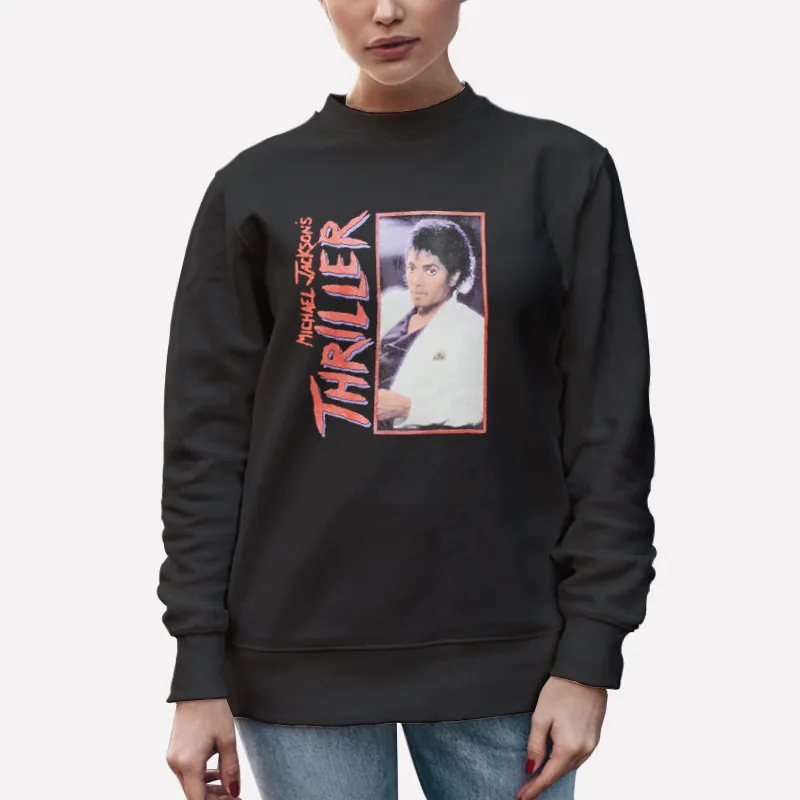 Unisex Sweatshirt Black 1988 Tour Concert Michael Jackson Vintage T Shirt