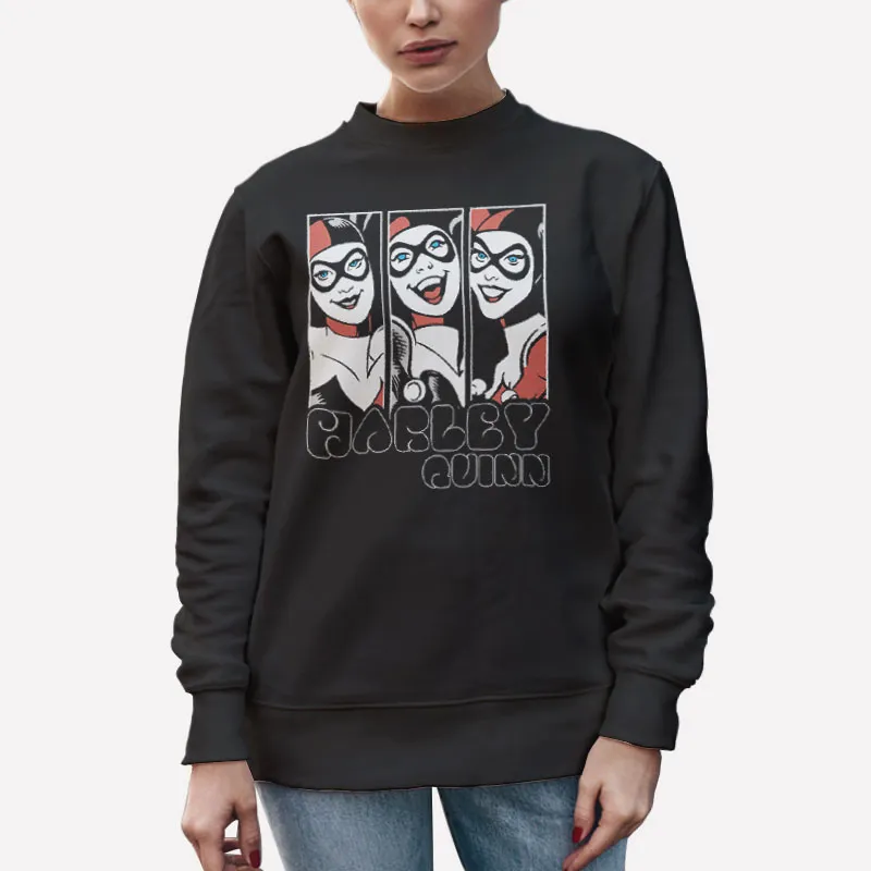 Unisex Sweatshirt Black Suicide Squad Harley Quinn Shirt