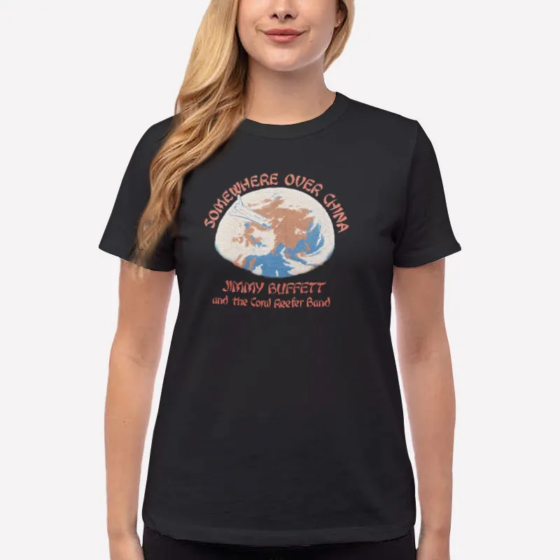 Women T Shirt Black 1993 Vintage Jimmy Buffett Tour Shirt