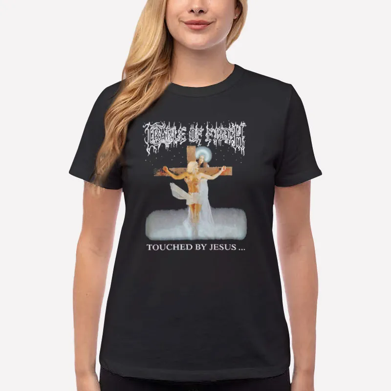 Women T Shirt Black Iggy Azalea Cradle Of Filth Jesus Shirt