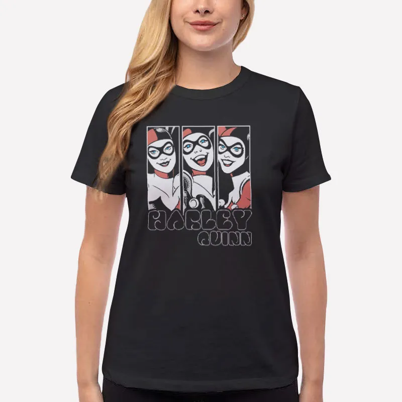 Women T Shirt Black Suicide Squad Harley Quinn Shirt