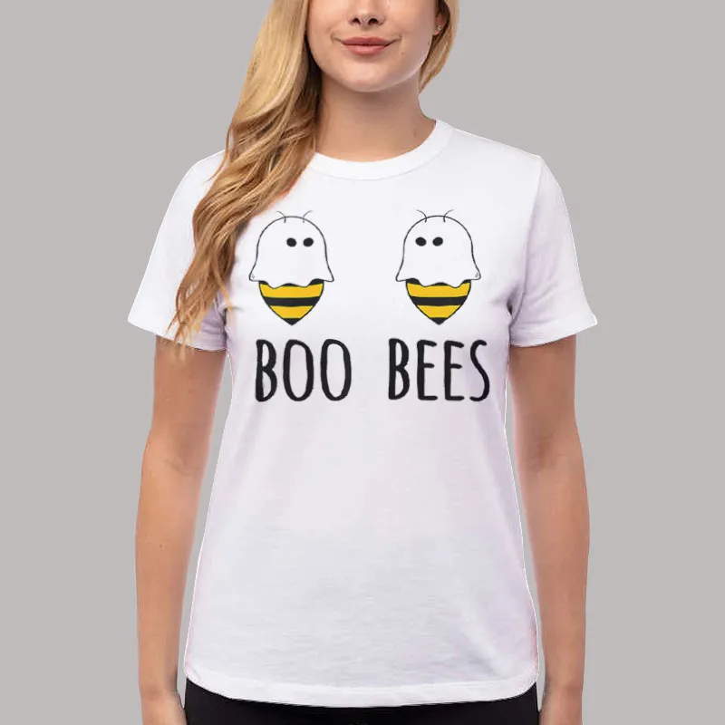 Boo Bees Halloween For Women Funny Bees T Shirt