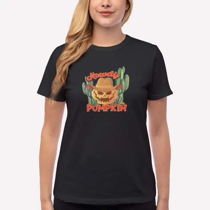 Howdy Pumpkin Rodeo Western Country Fall Southern T Shirt