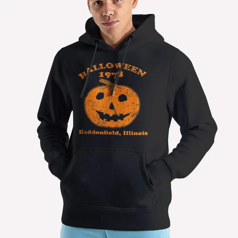 Unisex Hoodie Black 1978 Spooky Myers Pumpkin Haddonfield Halloween T Shirt