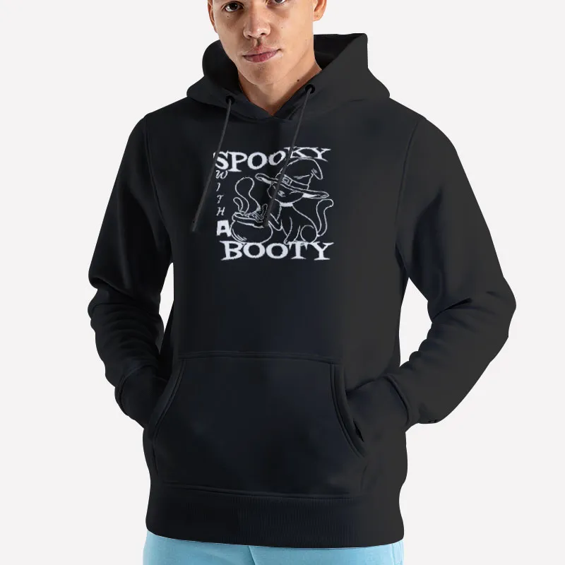 Unisex Hoodie Black A Perfect Halloween Gift,spooky With A Booty T Shirt
