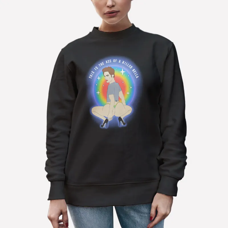 Unisex Sweatshirt Black Bootylicious Edward T Shirt