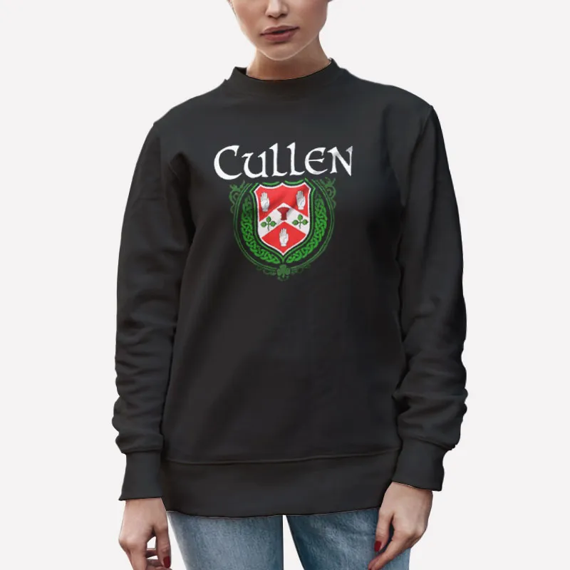 Unisex Sweatshirt Black Cullen Family Irish Unisex T Shirt