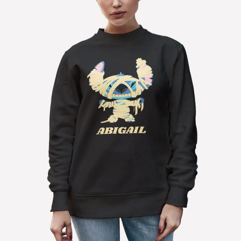 Unisex Sweatshirt Black Stitch Halloween Mummy T Shirt