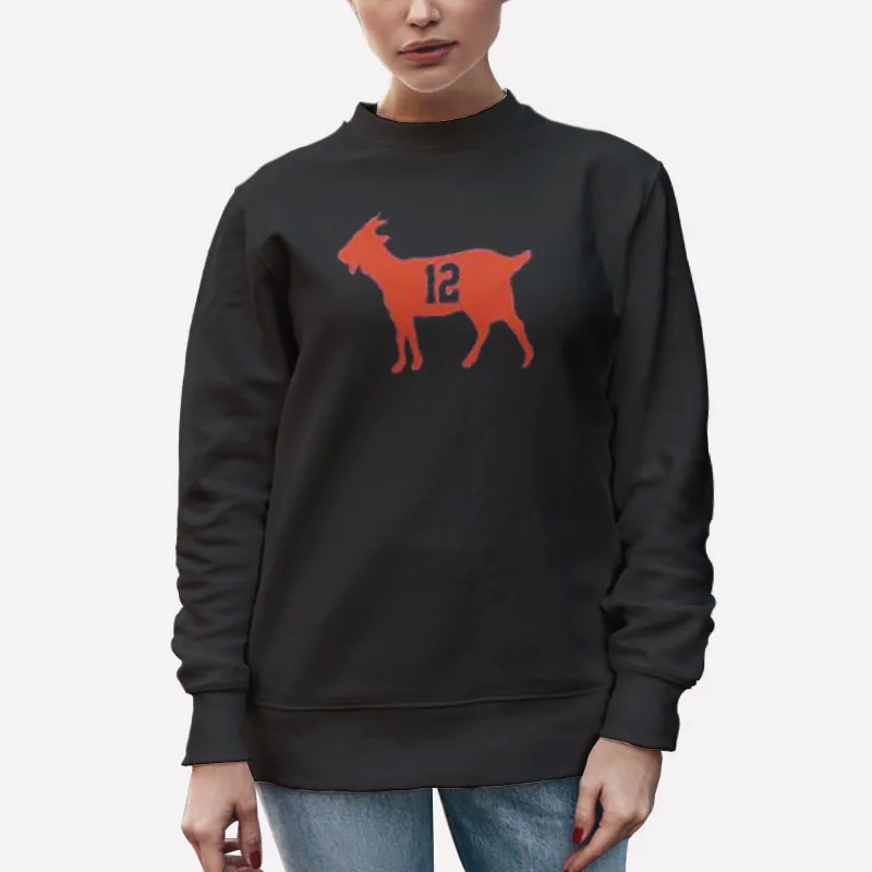 Unisex Sweatshirt Black Tom Brady The Goat T Shirt