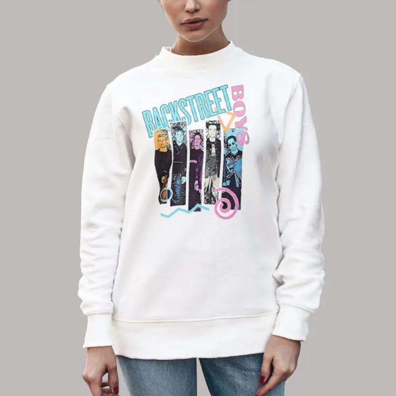 Unisex Sweatshirt White Pop Music Bring Memory Back Street Boys T Shirt
