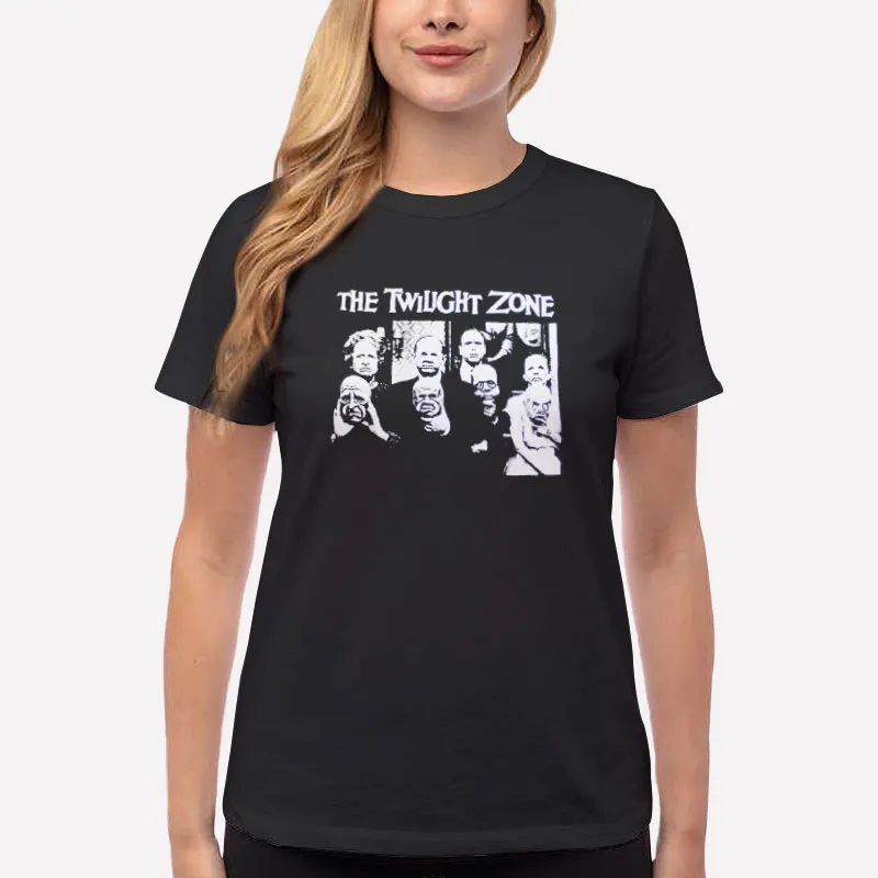 Women T Shirt Black Vintage Twilight Zone T Shirt