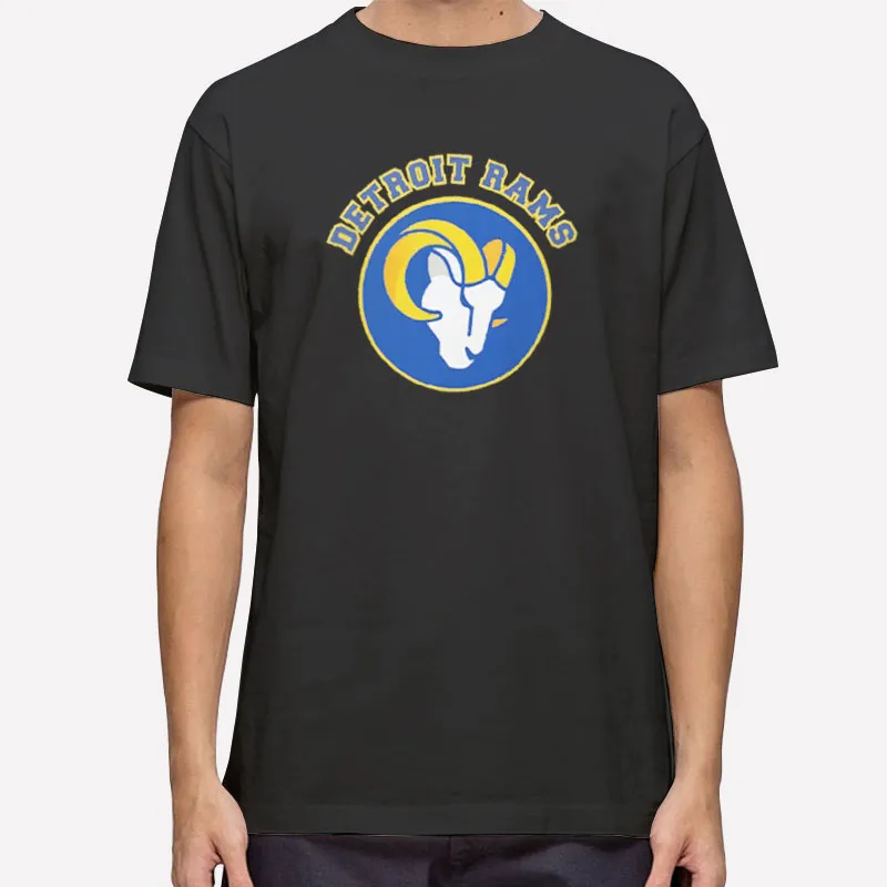 Detroit Rams Logo Animal Shirt