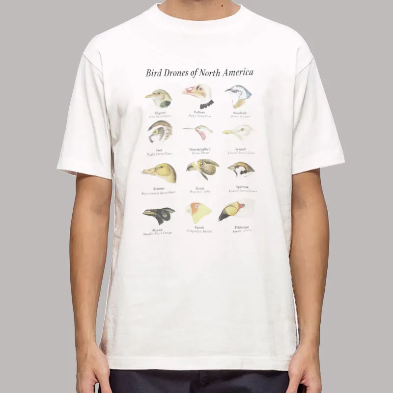 Drone Field Guide Bird Drones Of North America Shirt